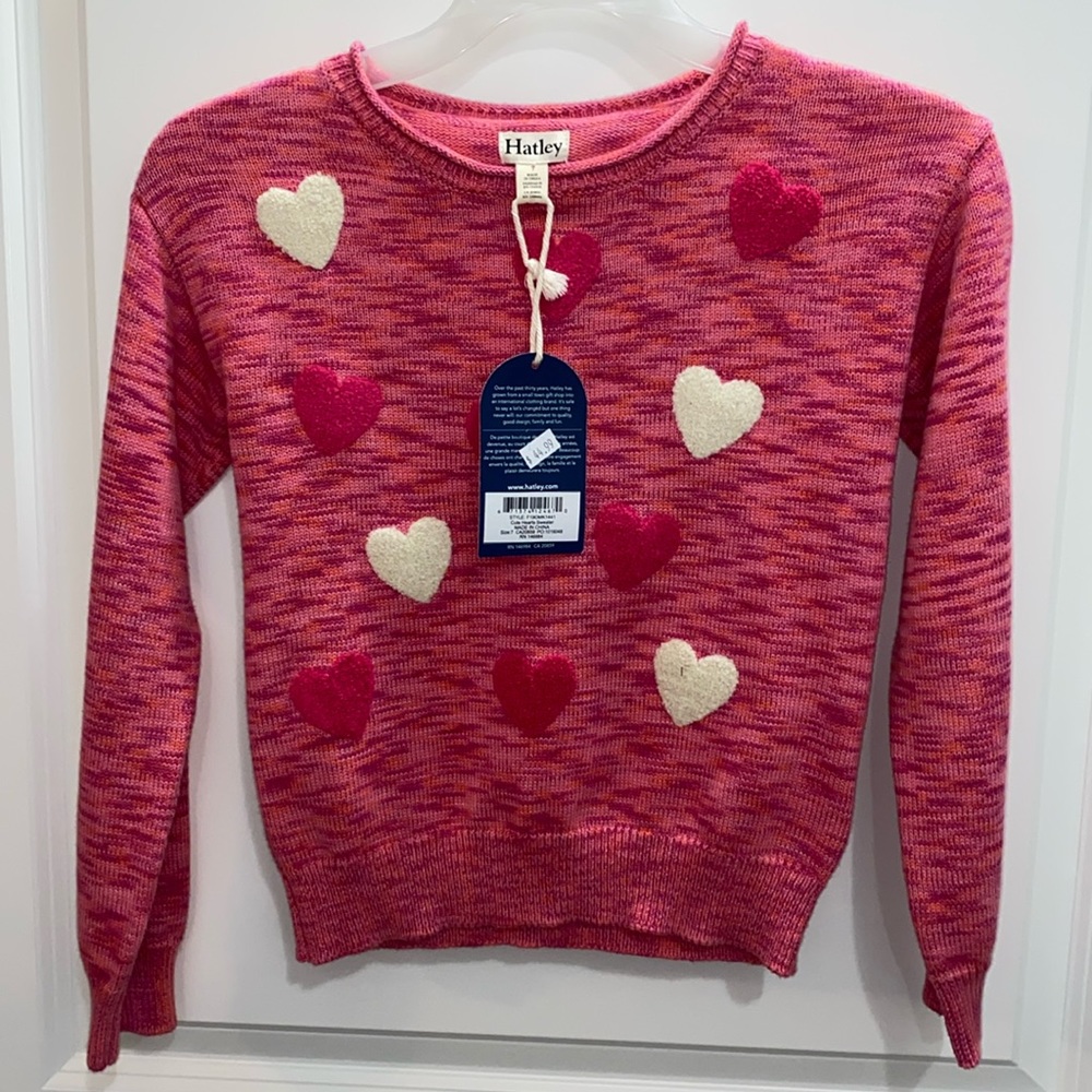 NWT Hatley heart sweater